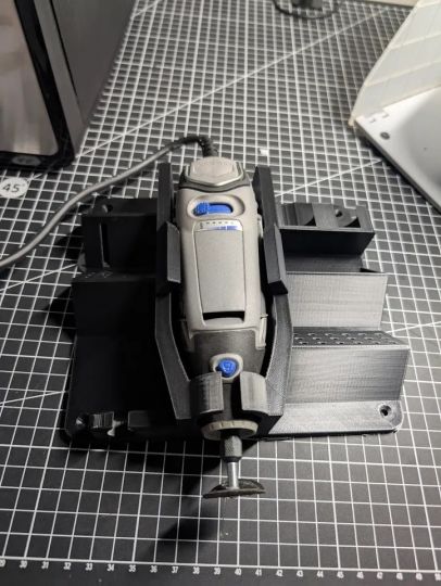 Dremel 4000,4250 & 3000 Wall mount with drill tool bits storage .