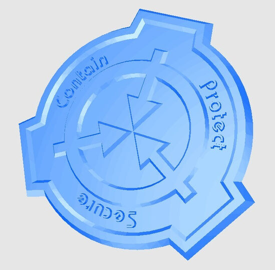 SCP Foundation Logo - 3D Printable Model on Treatstock