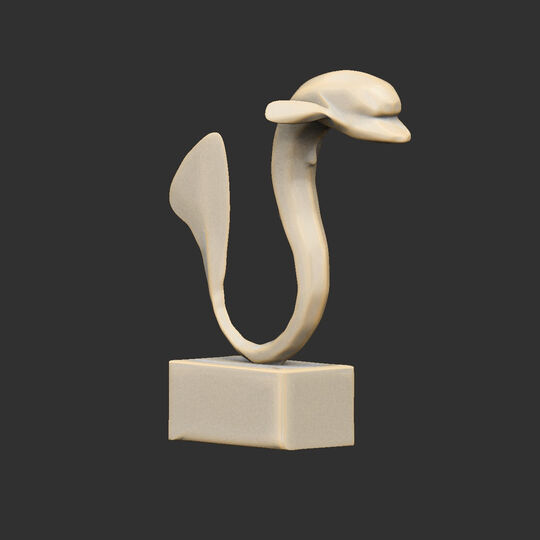 Stylised Dolphin Statues