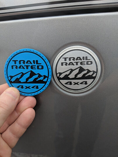 Jeep Wrangler 4x4 Trail Rated Badge Installation