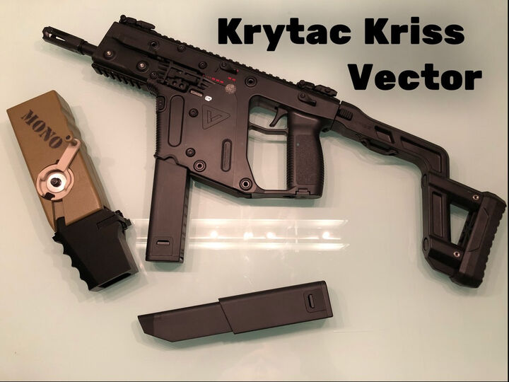 Krytac Kriss Vector / M4 Magazine Adapter - 3D Printable Model on