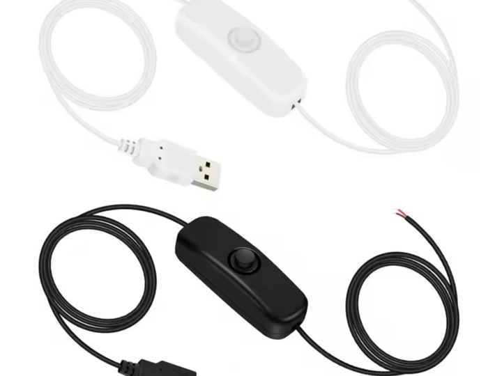 USB-A Power Cable with Switch