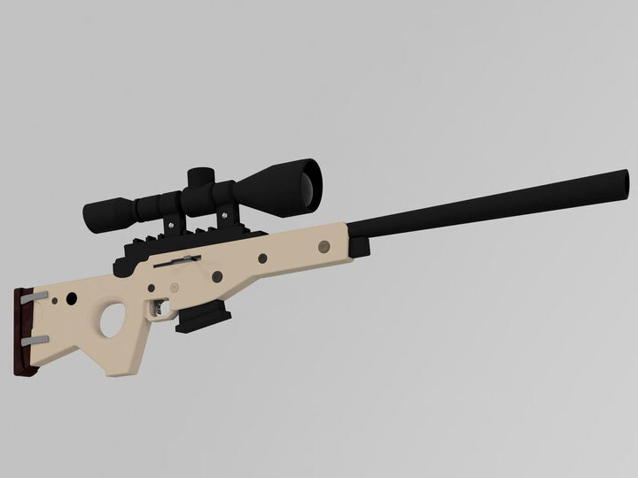 Fortnite Sniper - 3D model by CallumRafter (@CallumRafter) [f8e153a]