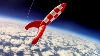 3D Printed Rocket Launches Into Space