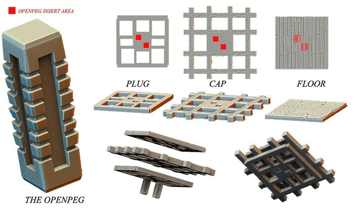Open [] Peg Stacking System