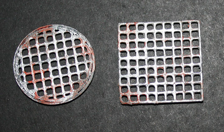 Gaming Terrain Round and Square Sewer grates For D&D or Warhammer 40k