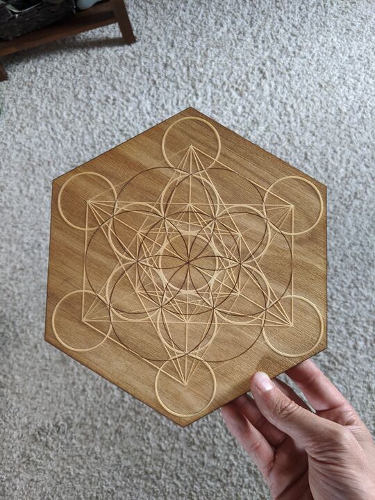Sacred Geometry Crystal Grid