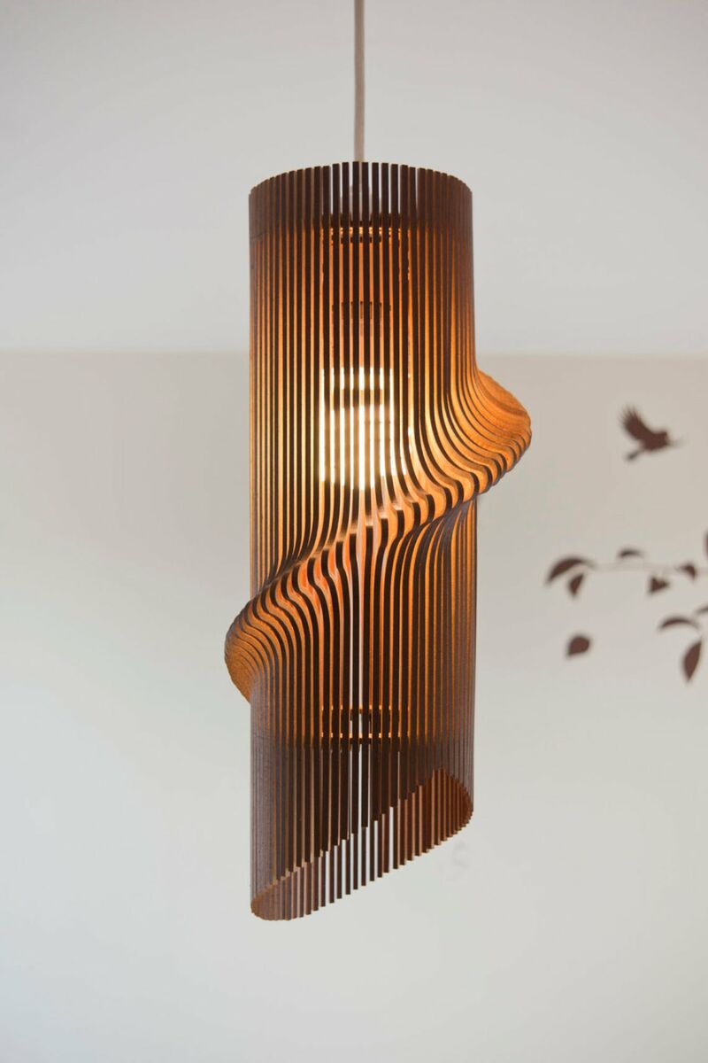 Wood deals lampshade design