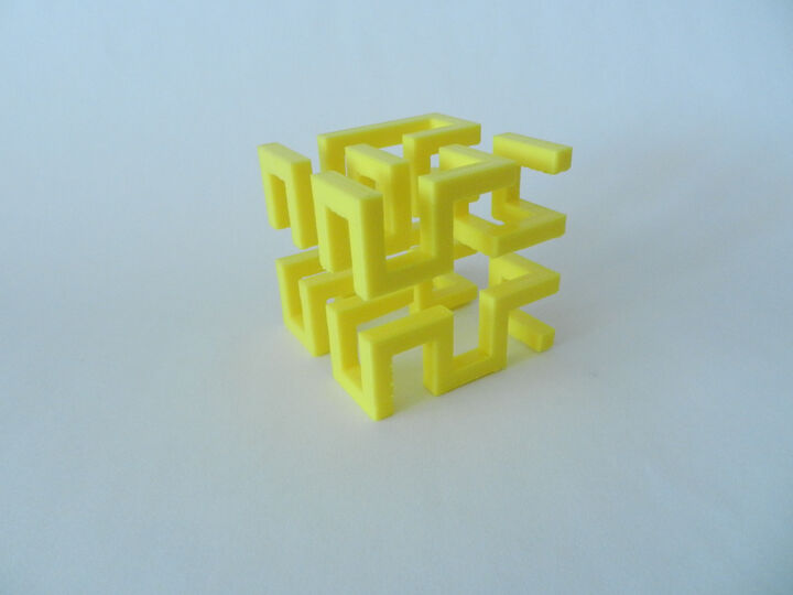 Test print cube HILBERT