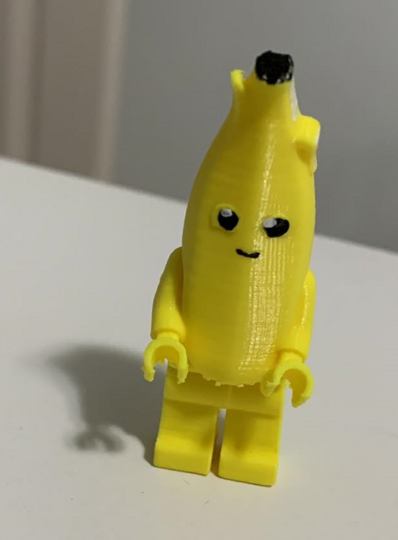 Fortnite Peely brick banana figurine