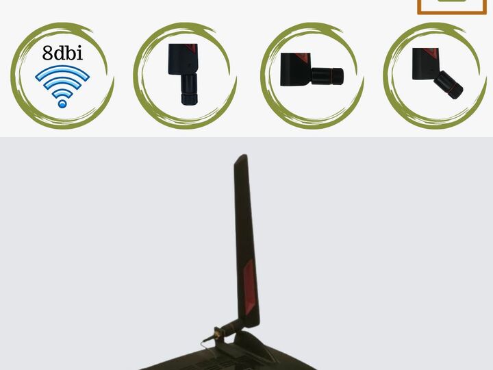 2x FritzBox Antennen Mod Wifi Reichweite erhöhen Komplettset