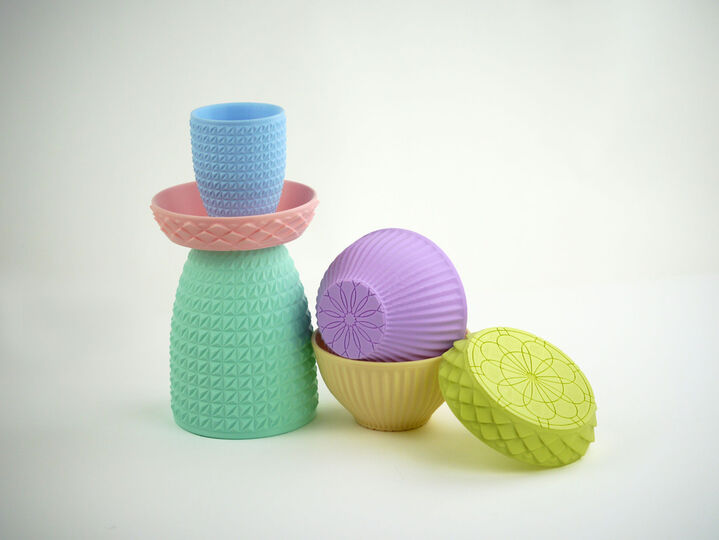Pastel Containers