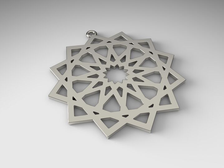 pendant Islamic ornament
