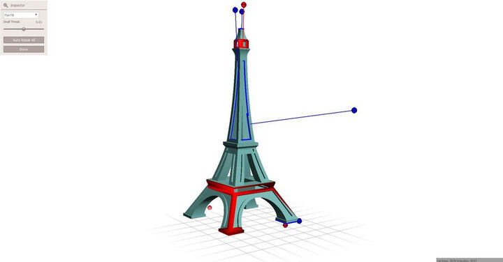 Broken Eiffel tower