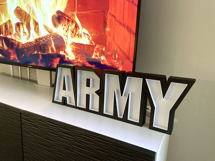 ARMY LED Sign