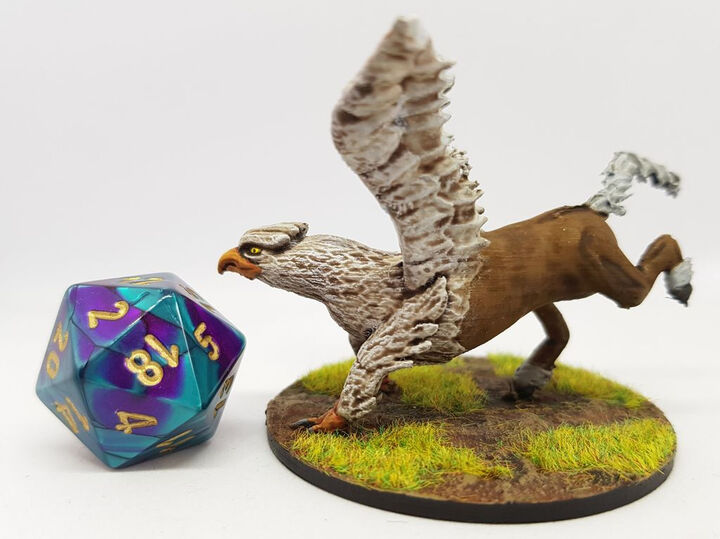 Hippogriff (Hippogryph) for 28mm Tabletop Roleplaying