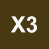 X77 3D Logo