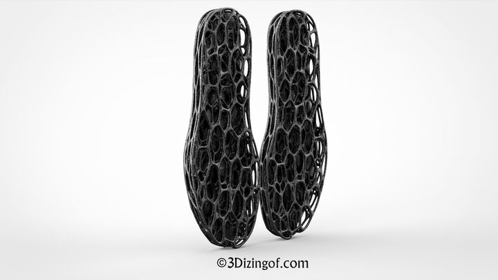 Dizi-Air.. 3D-Voronoi outsoles by Dizingof