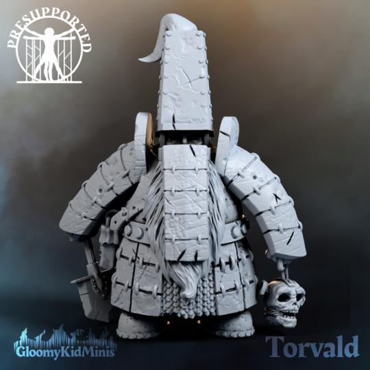 Torvald Sturlagson, Mountain Dwarf Necromancer