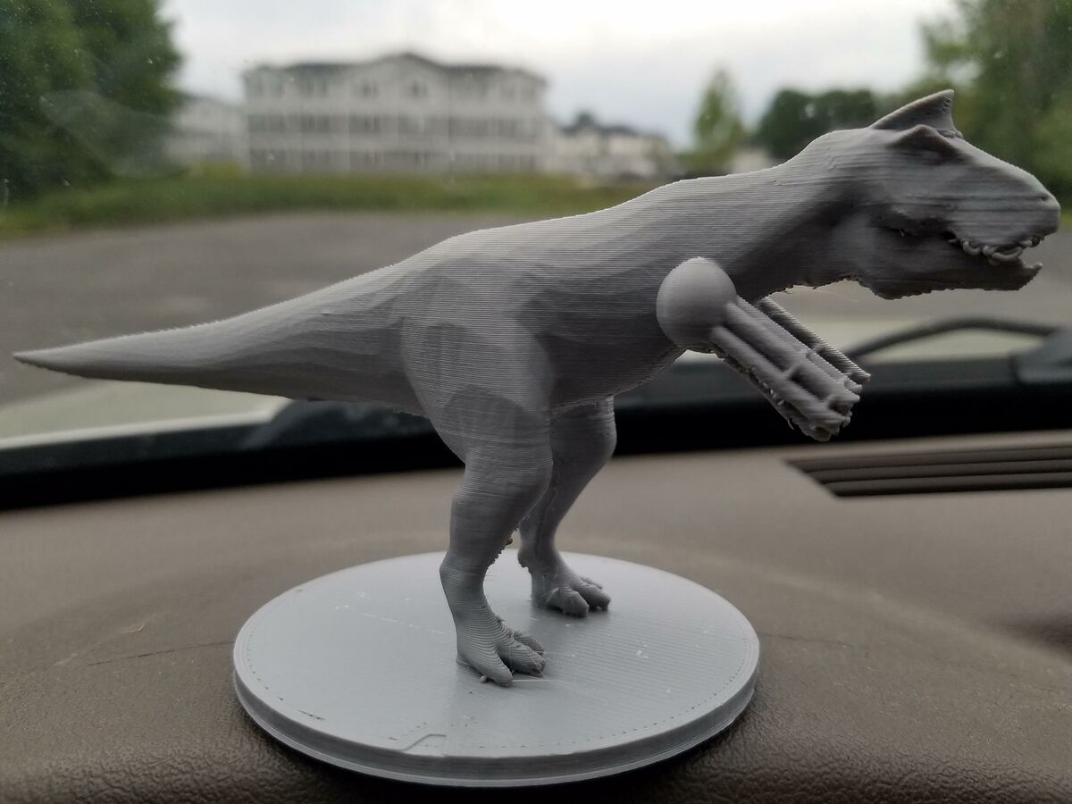 Dino Chrome - 3D Printable Model on Treatstock