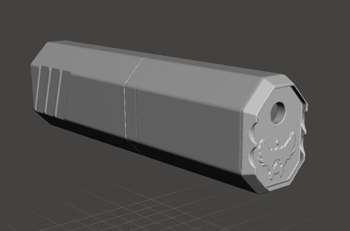 Replica Silencerco Osprey Suppressor 3D Printable Model On Treatstock Replica Silencerco Osprey Suppressor 3D Printable Model On Treatstock