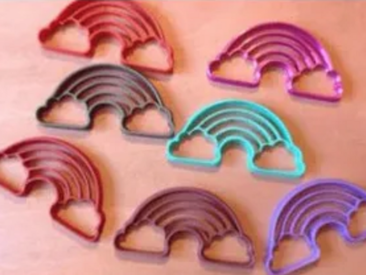 Extra Large Rainbow Cookie Cutter