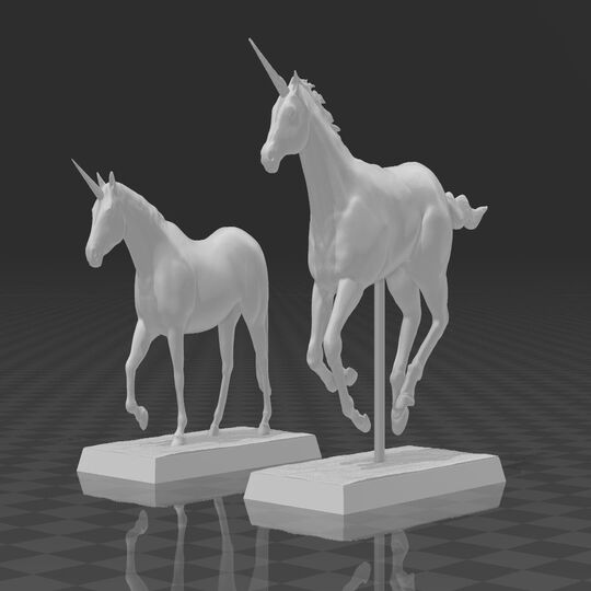 Unicorns 28mm Miniatures
