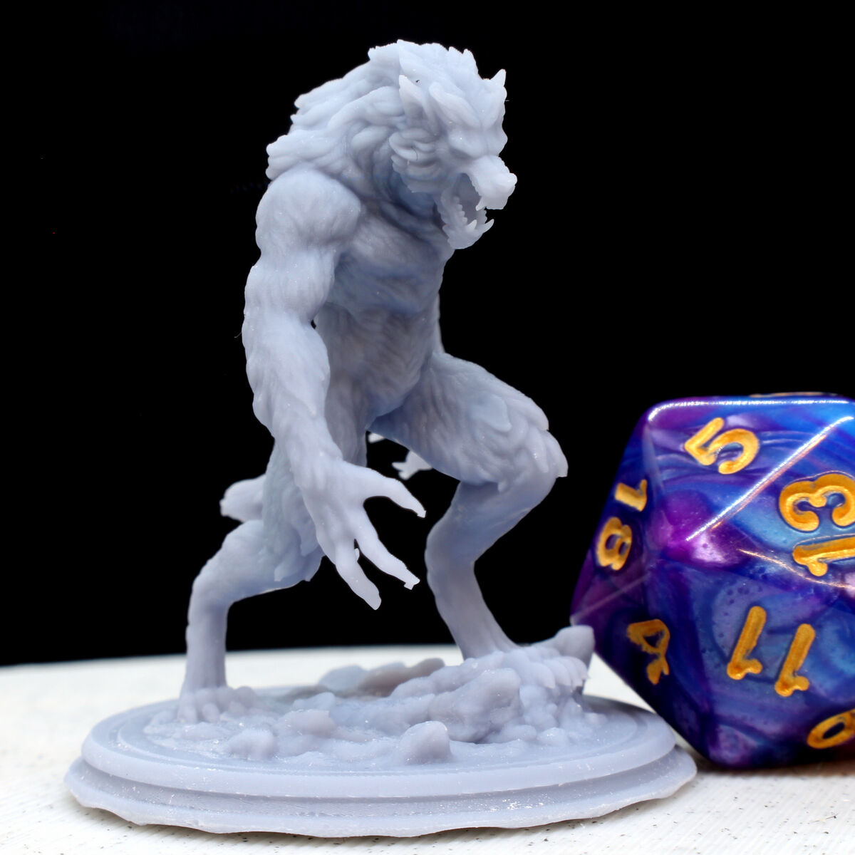 Werewolf Miniature. High Quality 3D Resin Print - Treatstock