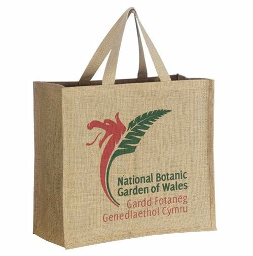 Promotional jute shopping online bag