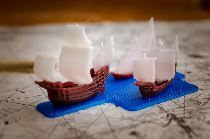 The ships of christopher columbus - scale 1/1000