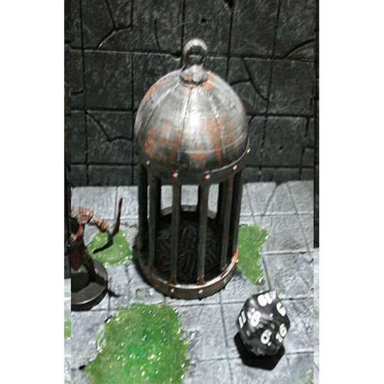 D&D Dice Prison I or Jail with Lid for Dungeons & Dragons, Pathfinder or other Tabletop Games