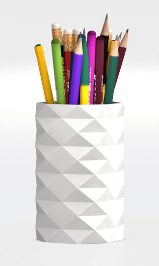 3D Printed custom Polygon Pencil Holder from $4.00