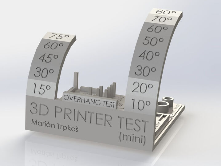 MINI* All In One 3D printer test 3D Printable on