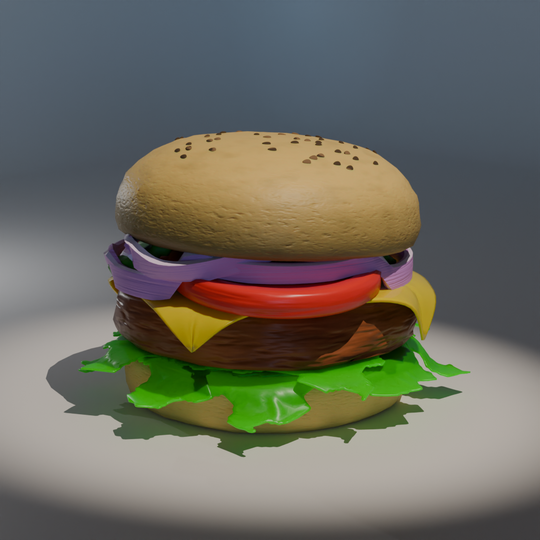 3D Printable Burger