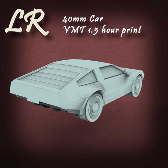 40mm VMT Car 1.5 hour print.