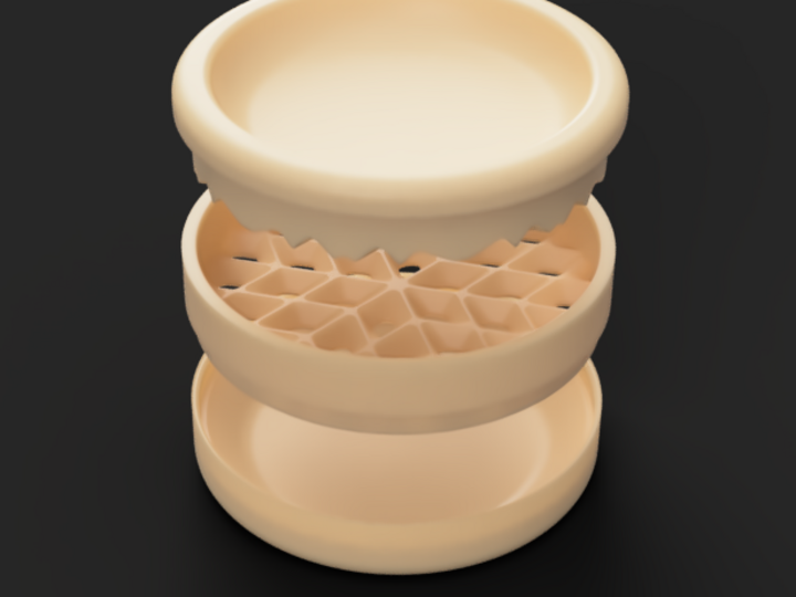 Herb Grinder with advanced No-Tooth System