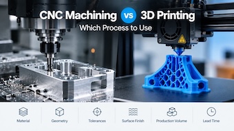 CNC Machining vs. 3D Printing: Six Checks Before Choosing a Process