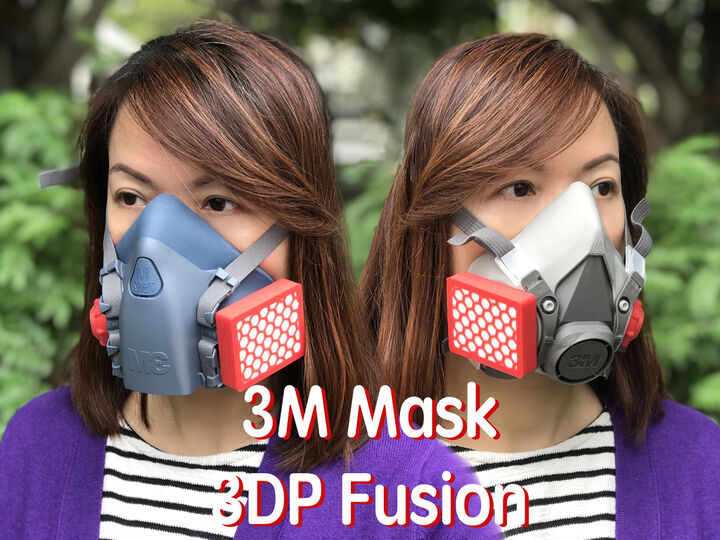 3M Half FacePiece Mask Cartridge and Cap - Covid-19