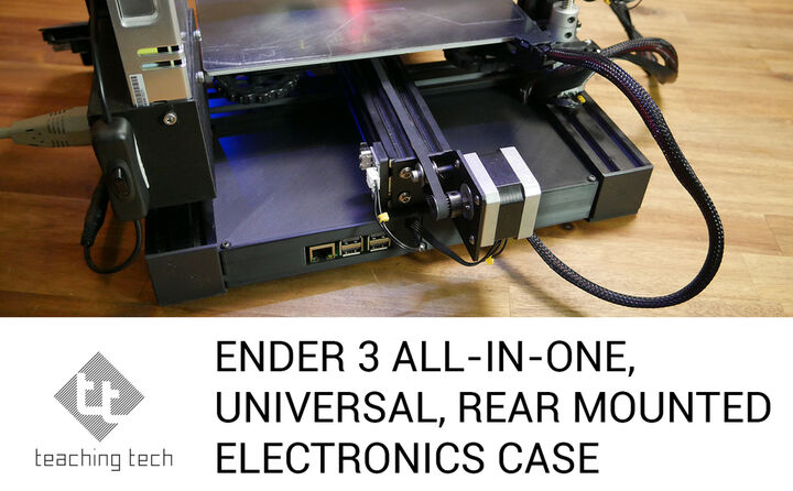 Ender 3 all in one, universal rear electronics case