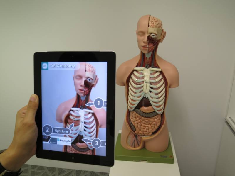 Augmented reality used for medical education