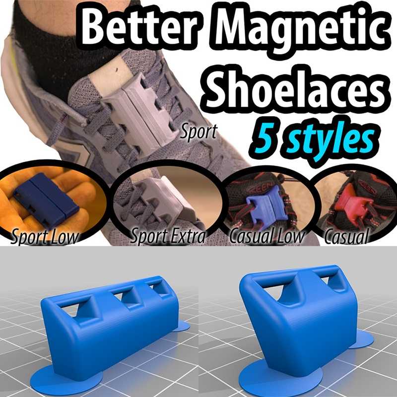 Magnetic Shoelaces