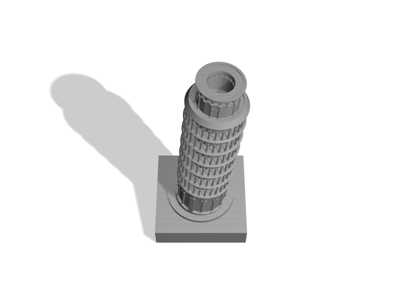 Leaning  Tower of  Pisa