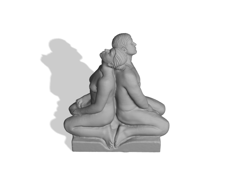 Man  Woman at  Vigeland  Sculpture