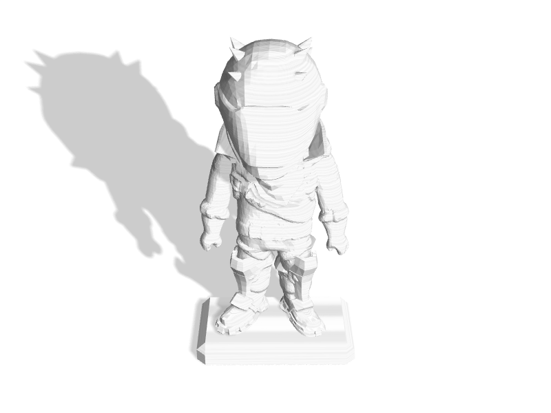 Fortnite Rust Lord Mini Figure (WIP) - 3D Printable Model on