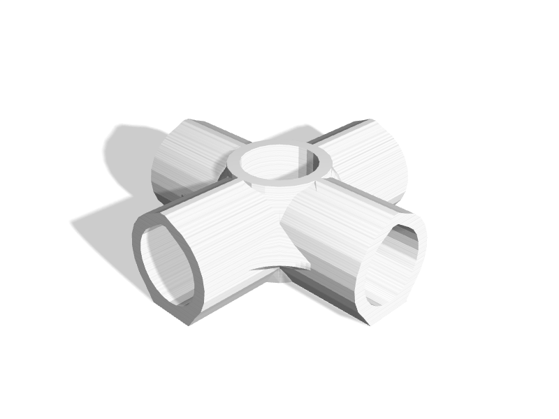 5 way cross clearance pvc fitting
