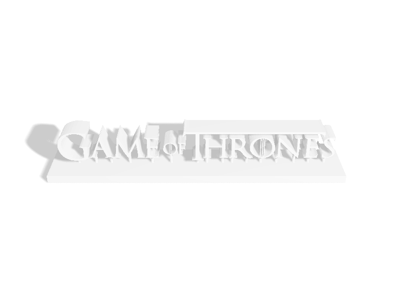 Game of thrones logo With Base