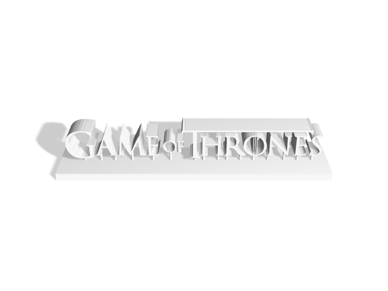 Game of thrones logo With Base