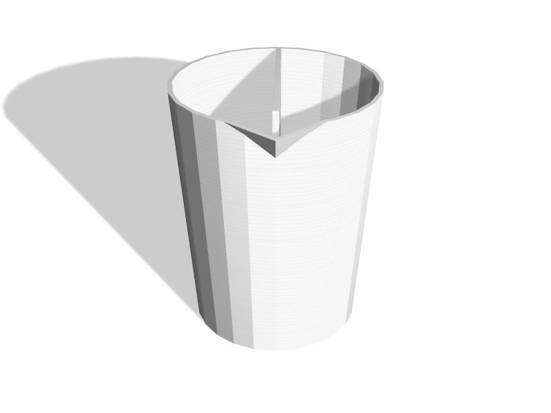 3D Printed custom Split Cup 8oz (For Paint Pouring) from $1.99