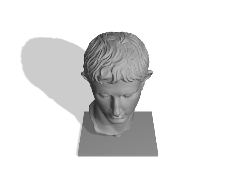 Bronze  Head of  Augustus at  The  British