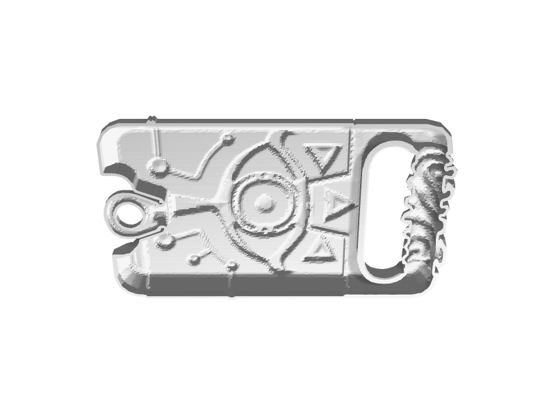 Sheikah Slate Hollowed And Halved 3d Printable Model On Treatstock
